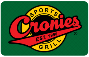 Cronies Sports Grill Gift Card